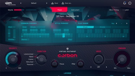 UJAM VIrtual Guitarist CARBON v1.0.1 WiN MacOSX
